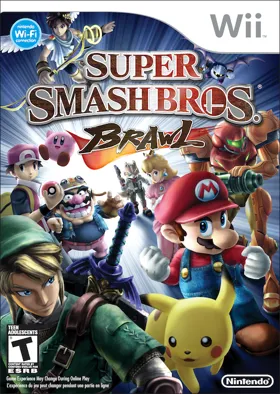 Super Smash Bros Brawl box cover front